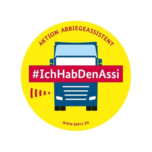 Unsere Lkws fahren mit Abbiegeassistenten