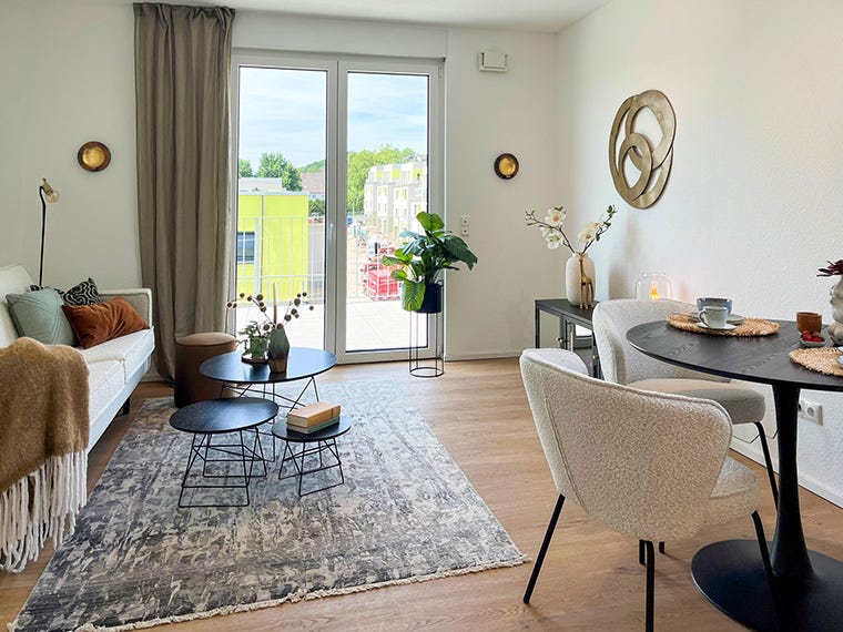 Hattingen: Musterwohnung im Projekt "Winzerhöhe" Musterwohnung in Hattingen im Neubauprojekt "Winzerhöhe"