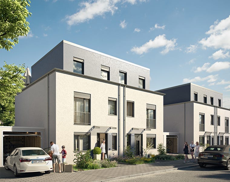 Referenzfoto eines Neubauprojektes von Bonava