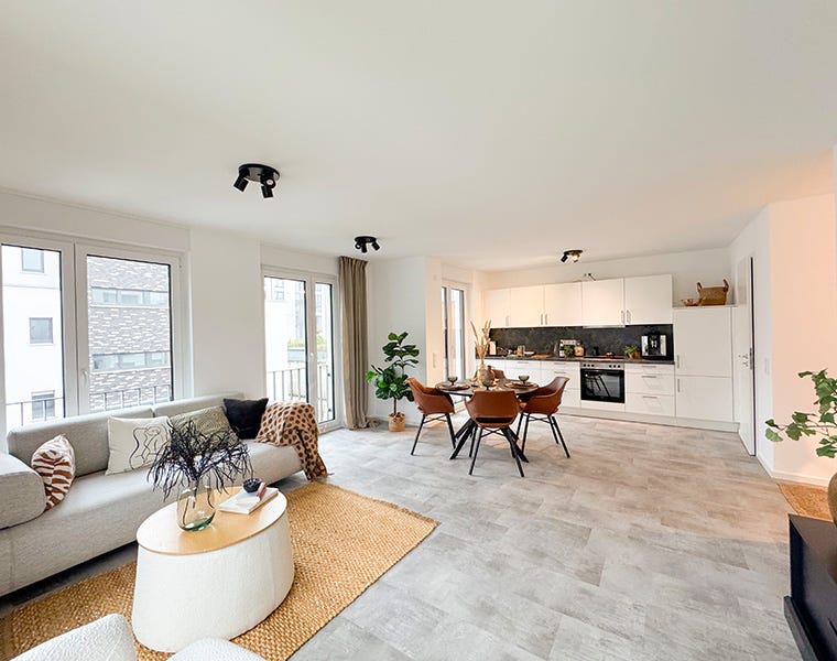 Aachen: Musterwohnung im Neubauprojekt "Im Westpark"